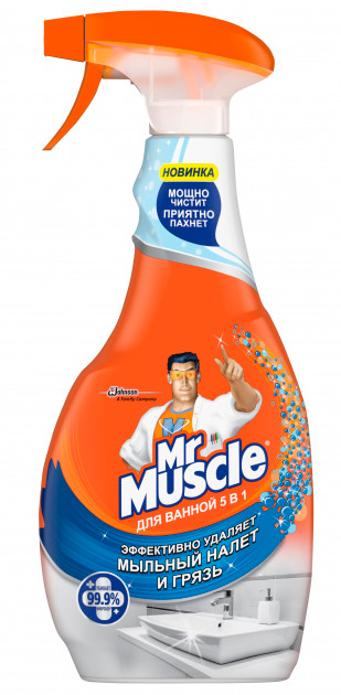 Засіб для чищення ванної кімнати MR.MUSCLE , 0,5 л